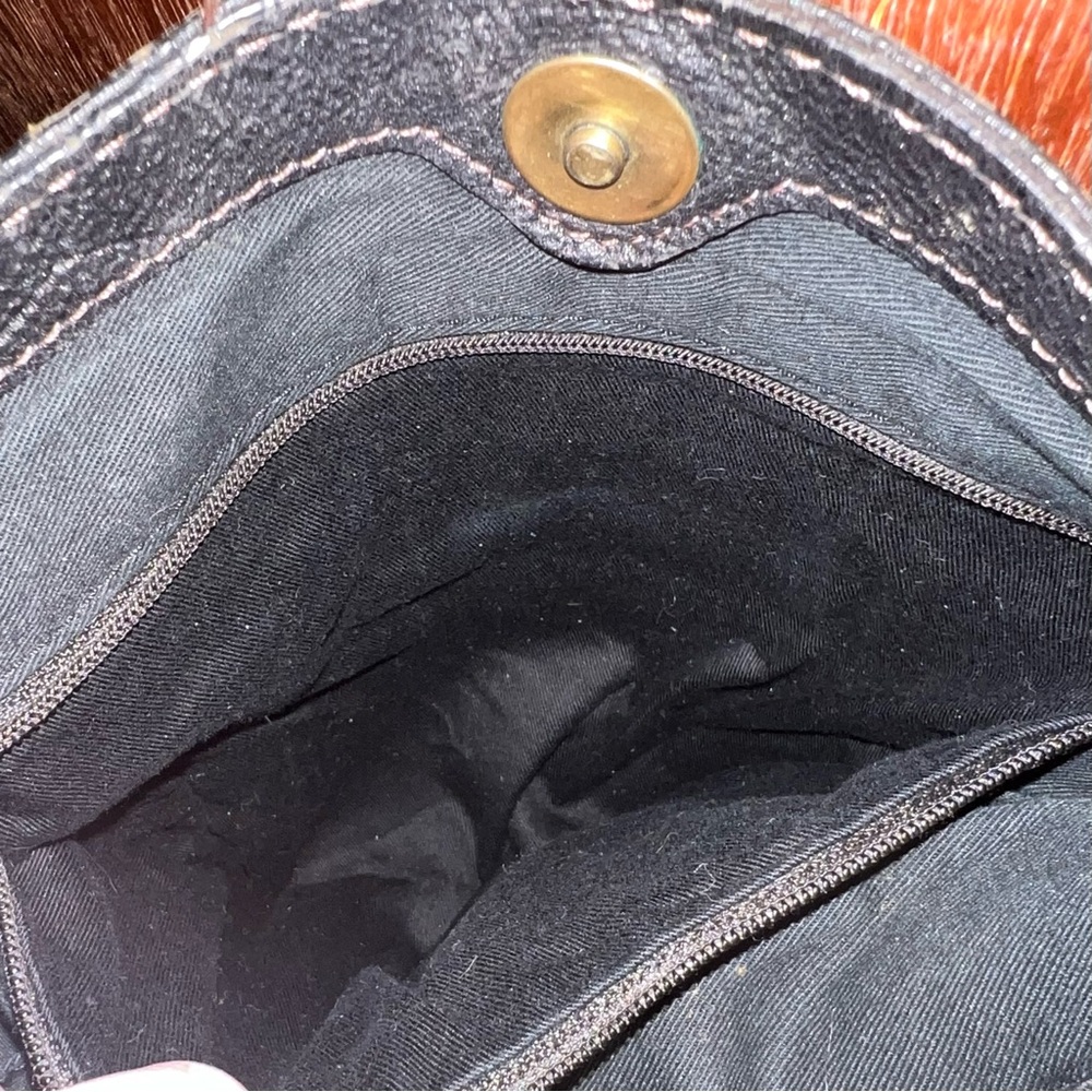 Vintage Fossil Leather Shoulder Bag - Picture 7 of 11